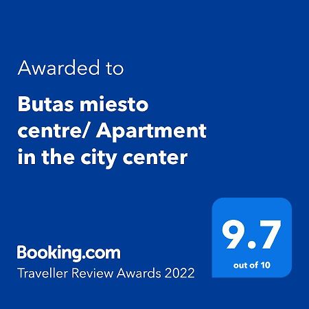 Butas Miesto Centre/ Apartment In The City Center Šiauliai Eksteriør billede